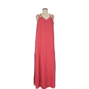 SheBird Savannah Strappy Pink Maxi Bra Dress with Pockets Size 4/Med